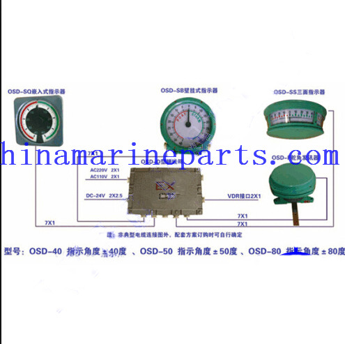 OSD-40 Rudder Angle Indicator  Marine Electronic Product