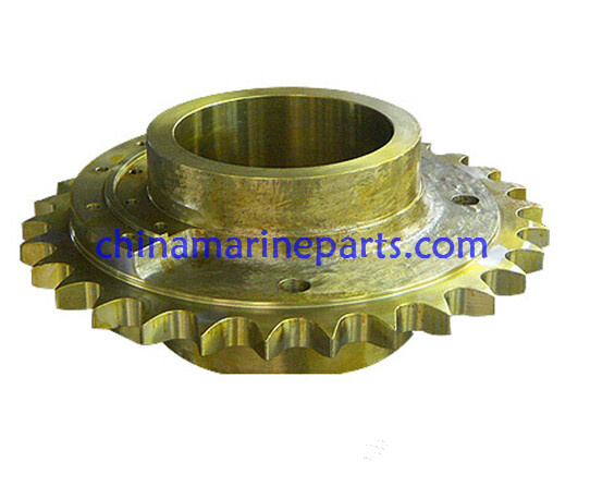 Pouring lead low-speed marine diesel engine spare parts MAN sprocket S35 ~ S90 G50 ~ G90