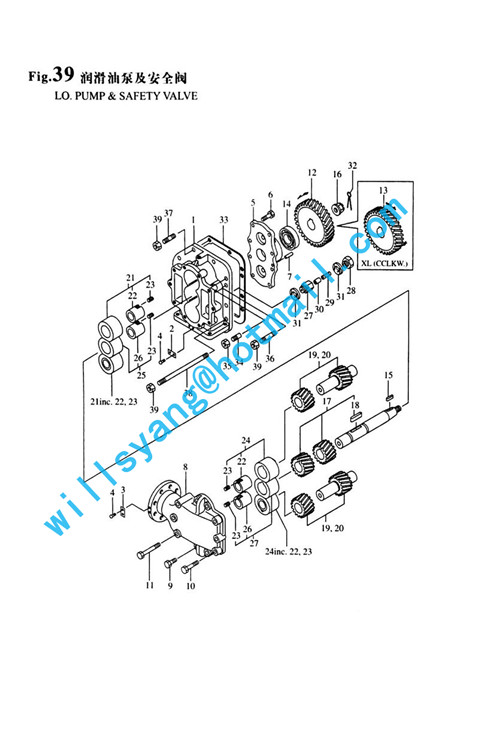 Sales GB/T6171 M16X1.5 Nut M16X15 apply to YANMAR marine engine original spot   